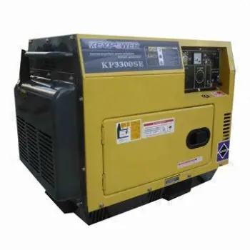 3kVA Portable Air-cooled Silent Diesel Generator, 0.8/1.0 Power Factor