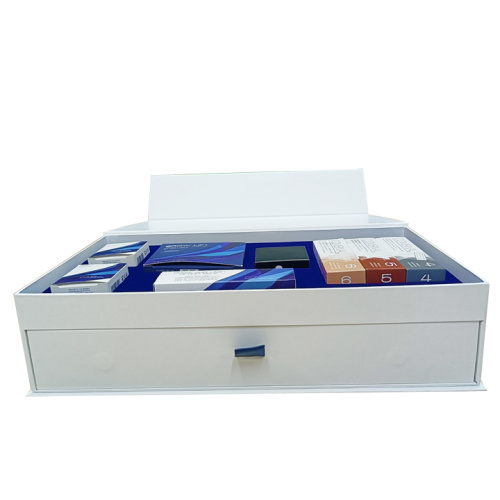Custom White 2 Layers Book Shape Magnetic Box