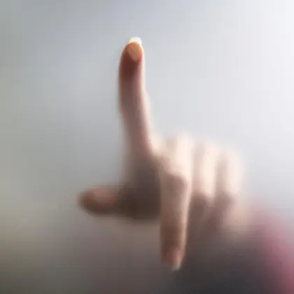 long wave bathroom silver mirror