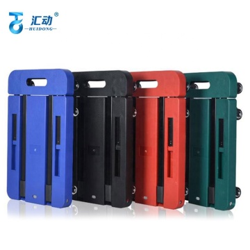 6-Wheel Colorful Foldable Rubber Trailer: Your Versatile Household Shopping Cart and Trolley Solution