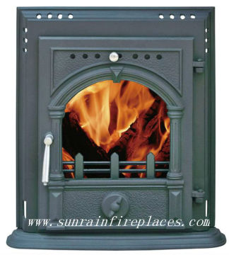 classic cast iron fireplace insert stove(JD004)
