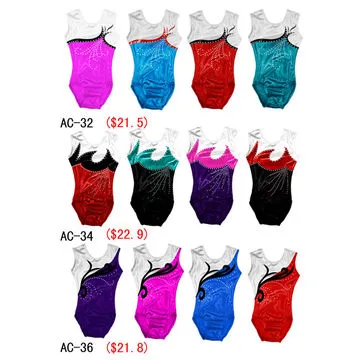 2014 Hot Girls' Lycra Fashionable Gymnastic Clothing