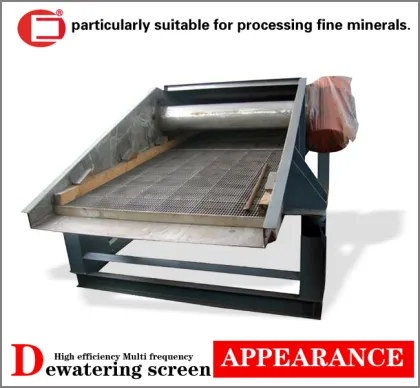 Environment friendly vibrating screen exported to Middle East