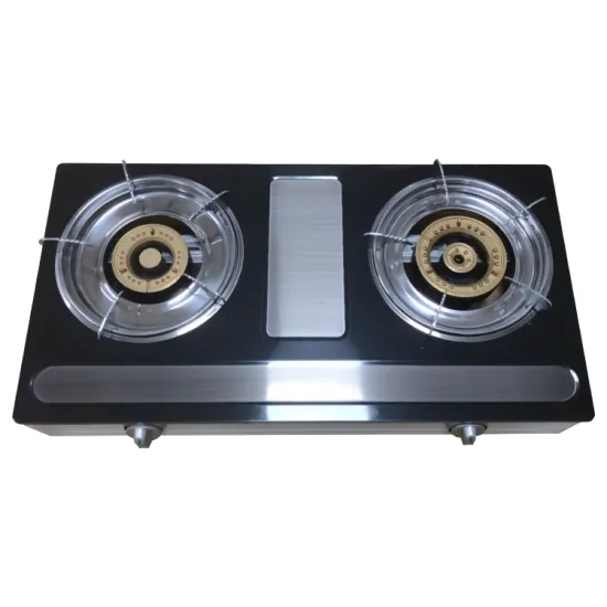 Hot Sale New Design Tempered Glass Stove Desktop Home Kitchen Gas Burner Cooktops With Two Burners