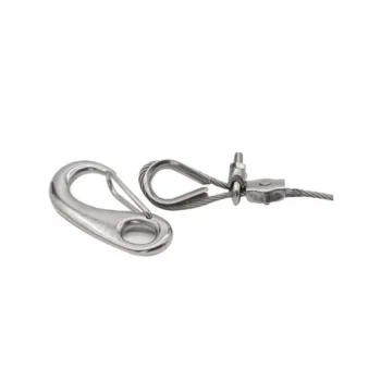 304/316 Stainless Steel Egg-Shaped Hook Eyebrow Spring Hook: Detailed Search Engine Title
