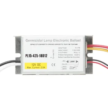 DC Power Supply Ballast for PL15-425-18D12, 4-18W, 12V