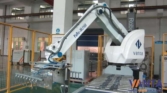 Robotic Bag Palleting System Rated Load 130 Kg Parallel Robot Arm Designed By Vanta