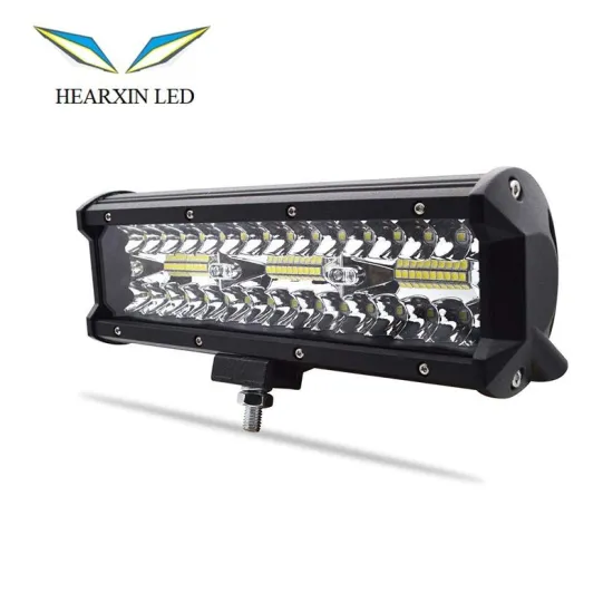 9 Inch 180W Tri-row LED Flood Beam Light Bar for 12V/24V Vehicles