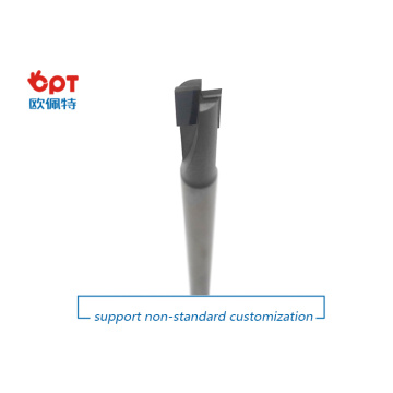 PCD v notch slot milling cutter