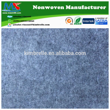 Non woven needle punched fabric grey color