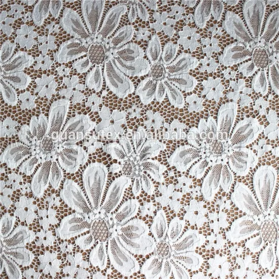 Hot selling lady's lingerie lace african style stretch fabric in 2015