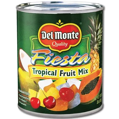 canned mixed fruit, canned cherry