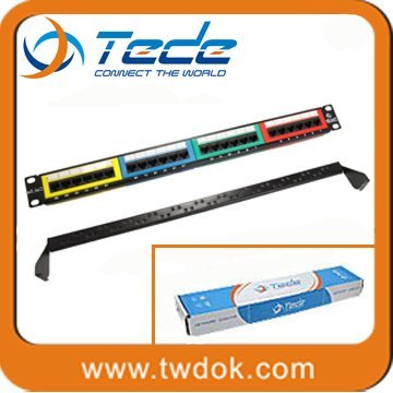 24 Port Cat.5e Patch panel RJ45 UTP patch panel