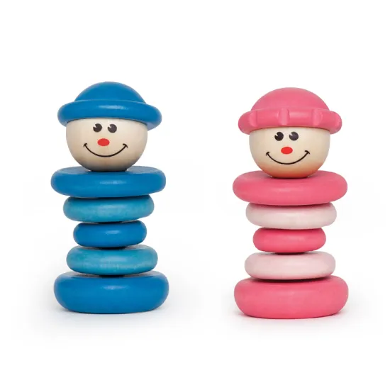 Wooden Stacker Toy for Kids: A Fun and Educational Girl's Rattle Toy