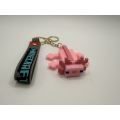 Accesorio divertido llavero de PVC Piglin de Minecraft