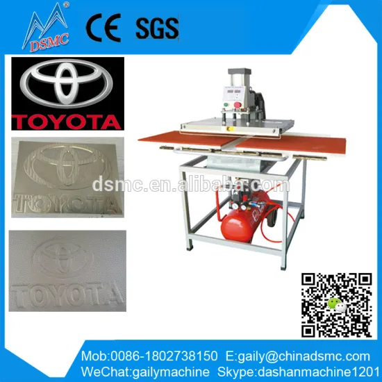 china portable pneumatic textile press machine 40*40cm