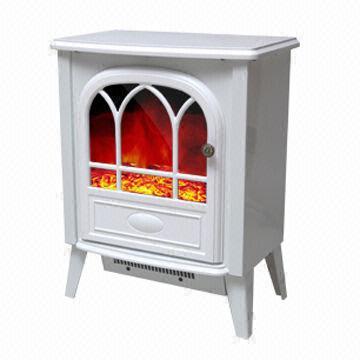 Fireplace, Freestanding, Available in White