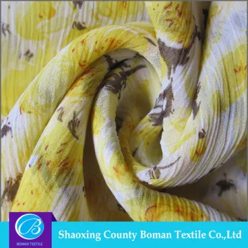 Fabric supplier Top-end Dress Woven chiffon fabric flower