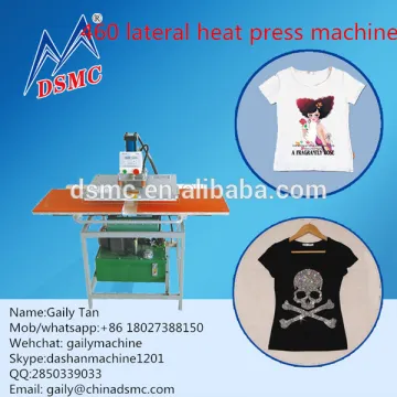 high quality duplex hydraulic heat press machine t-shirt