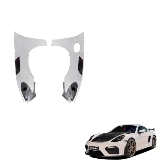 Carbon Fiber Fenders for Porsche 718 982 GT4RS - Front Side Body Parts