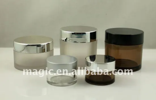 clear plastic container for cream,scrub,mask