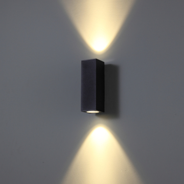 Modern Style COB 2*6W Aluminum Wall Lamps LED Outdoor Wall Lights