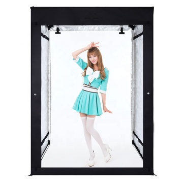 Professional 160x80x120cm Photography Tent with LED Light and 4 Backdrops
