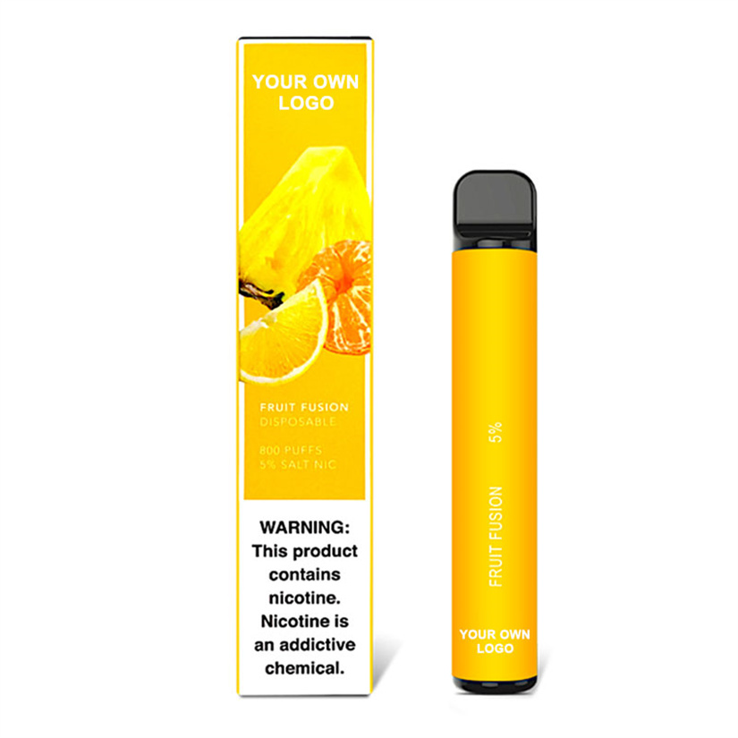 Serviço OEM Soda Orange 800 Puffs Vape descartável