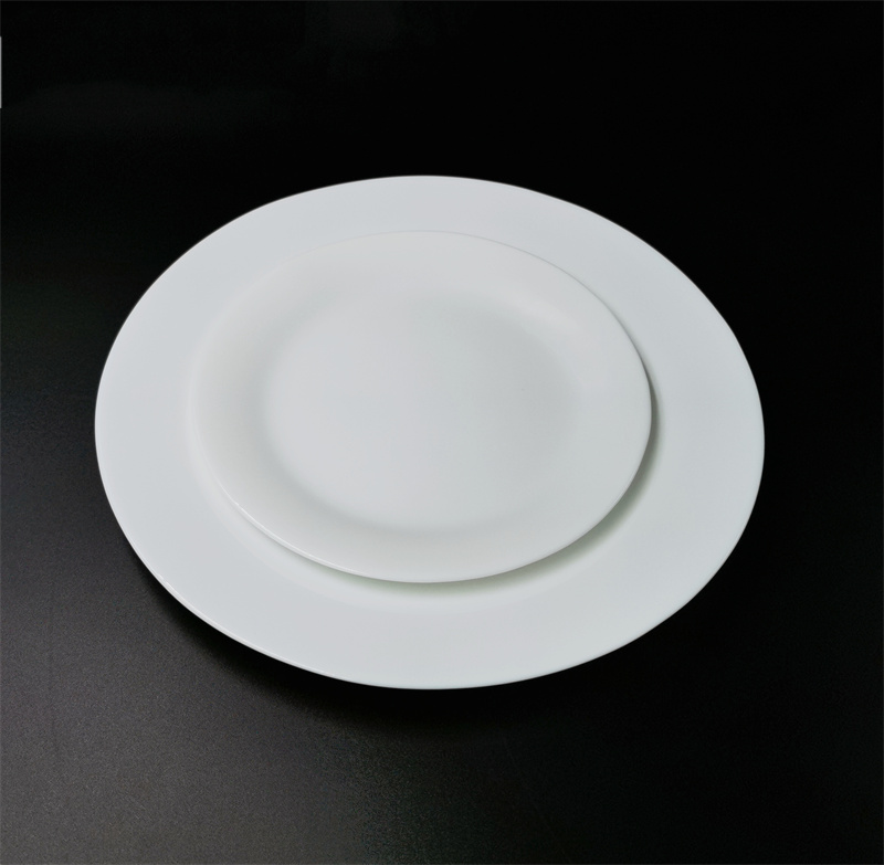 Piastre di stoviglie opali bianche White Opal Tableware Plates