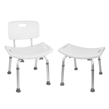 Adjustable Height Anti-Slip Shower Chair for Elderly Bathroom Safety