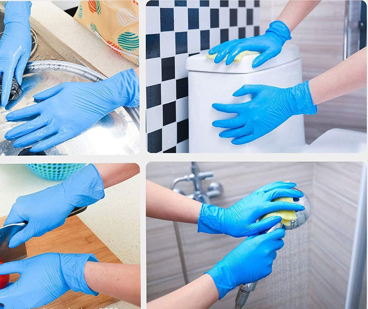 Disposable Examination Glove Nitrile Medical Gloves Fda