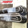 Tubo de bendilla de acero inoxidable de precisión de plata galvanizada