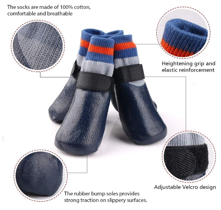 Adjustable Dog Socks Dog Boots Shoes