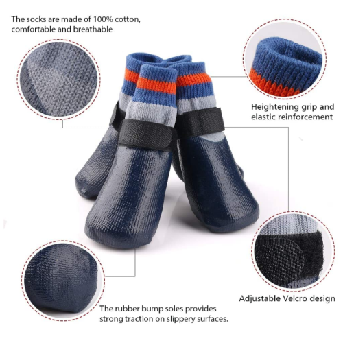 Verstellbare Hundesocken Hundestiefel Schuhe