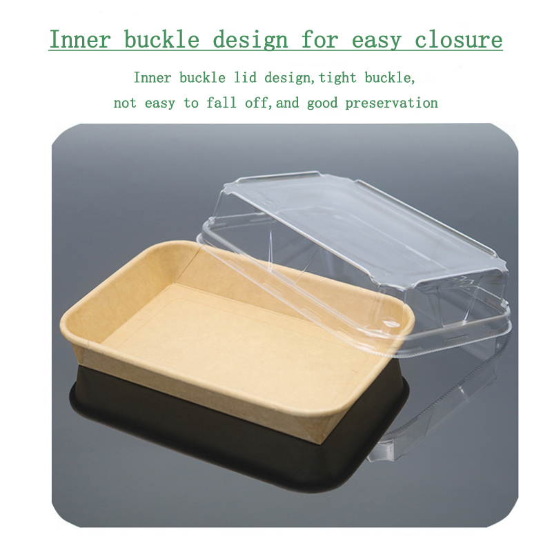 kraft storage box with lid