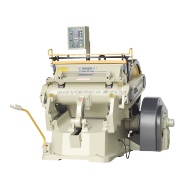 Low-Cost High Precision Flat Die Cutting and Creasing Machine for Paperboard (Easy Manual Operation)