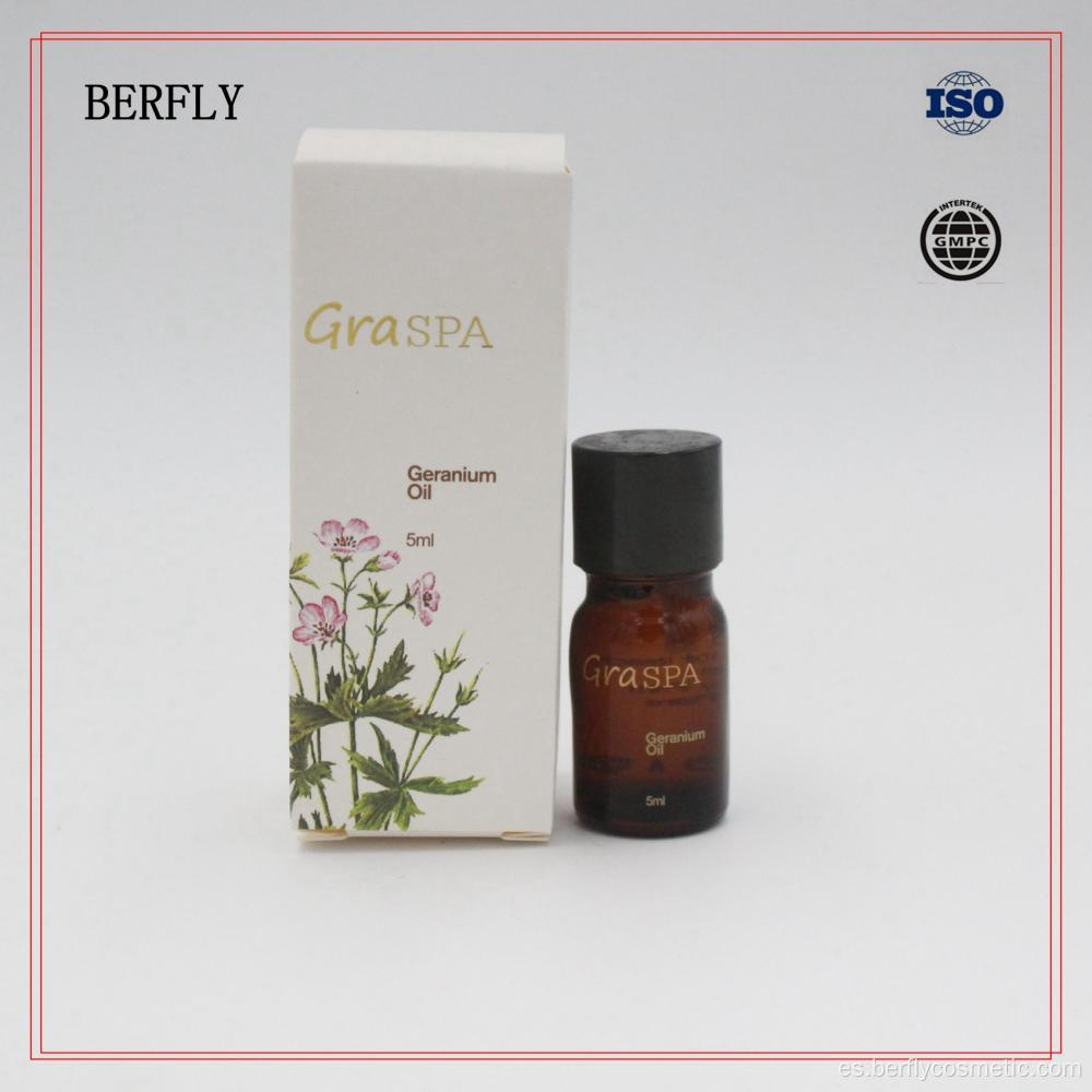 Cosmetics Factory Pure Geranium Aceite esencial para el cuidado del cuerpo