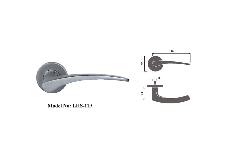 Classic Elegant Modern Solid Door Lever Handle Sets