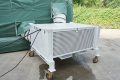 Temperatura do sistema de ar condicionado de tenda militar implantável em campo temperatura