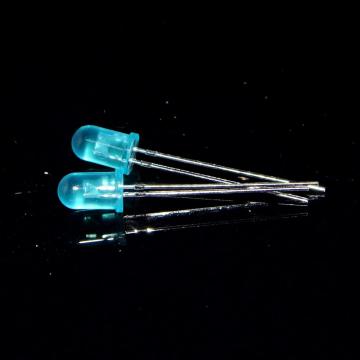 Синий светодиод 5 мм с синей прозрачной линзой