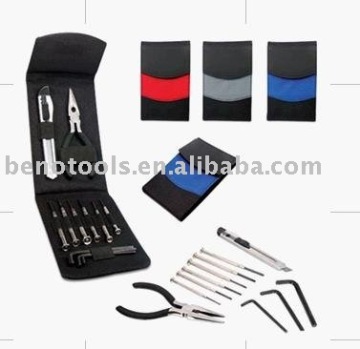 oem beno tools factory manufacturer tool bag with zipper and blue color 600d 12pcs hand tool
