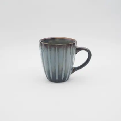 Embossed style reactive glazed finish dinnerset tableware