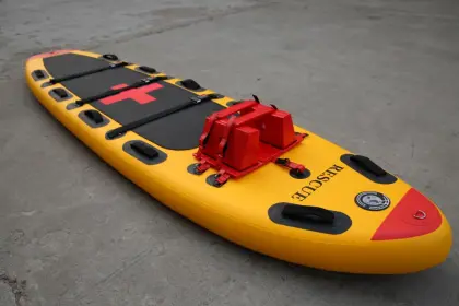 Emergency Inflatable Surfboard for Water Rescue
