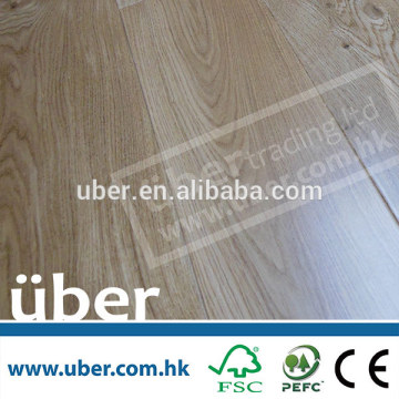 Golden tinted UV Lacquered Semi-Solid Oak Flooring