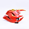 Red Fox Anime Game Cosplay meia máscara facial