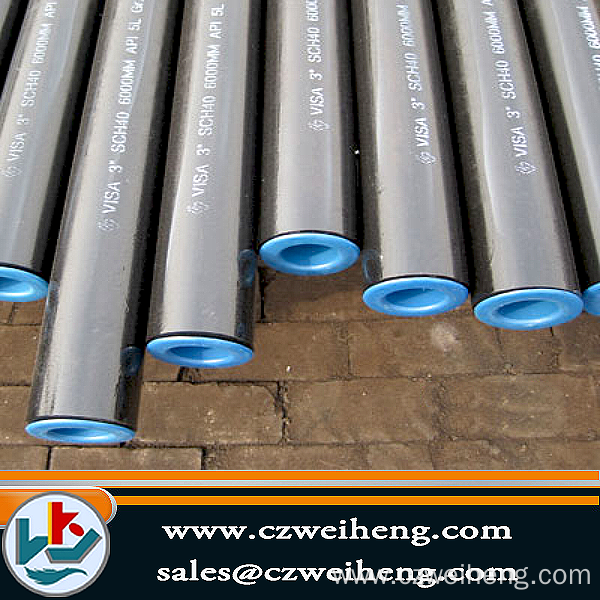 SCH160 Black Seamless Steel Pipe ASTM A106/ A53