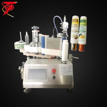 Mini Semi-Automatic Toothpaste Tube Labeling Machine with Touch Screen