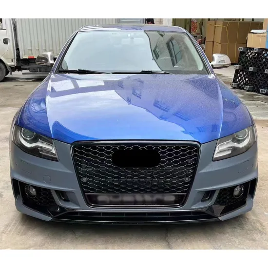 High Quality PP Material Auto Bumpers for Audi A4 B8 (2009-2012) Conversion to 2019 RS4 Style