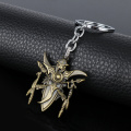 dongsheng Fashion World of War craft Night Elf Emblem Keychain Key Holder WOW World of War craft Key Ring Chaveiro Gift-50