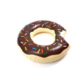 Inflatable PVC water toy printed donut swim ring